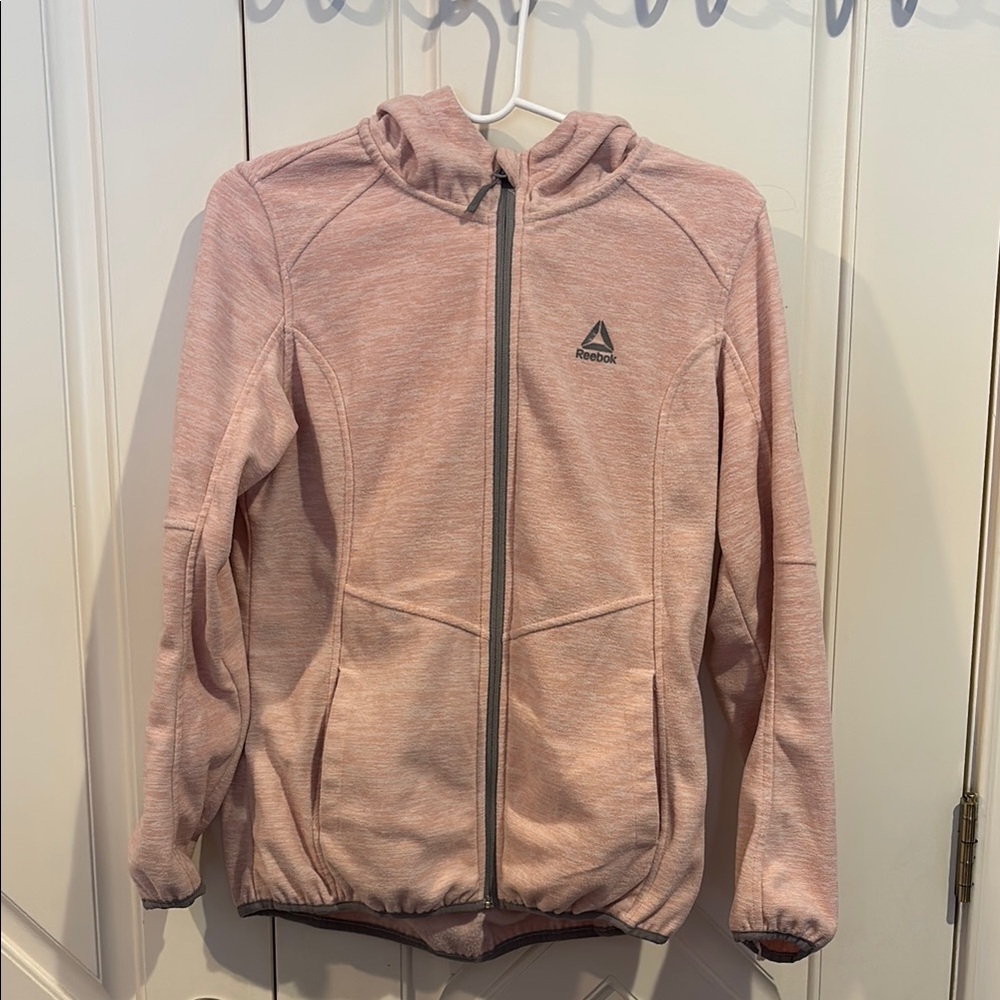 Reebok Pink Zip-Up Hoodie